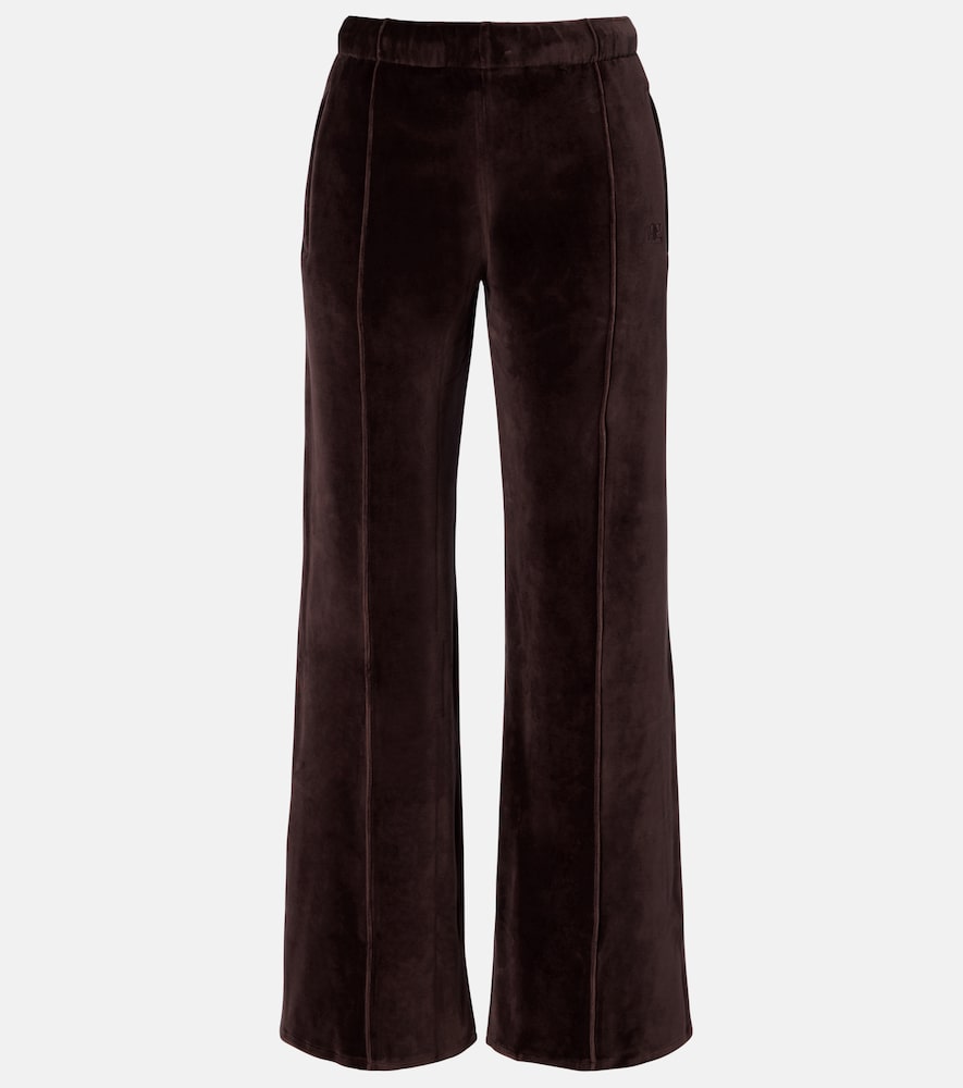 CourrÃ¨ges Pantaloni sportivi in velluto di misto cotone