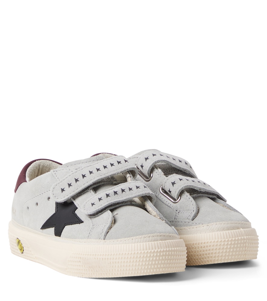 Golden Goose Kids Gris Baskets May School En Daim Eu Taille 35 - Mytheresa