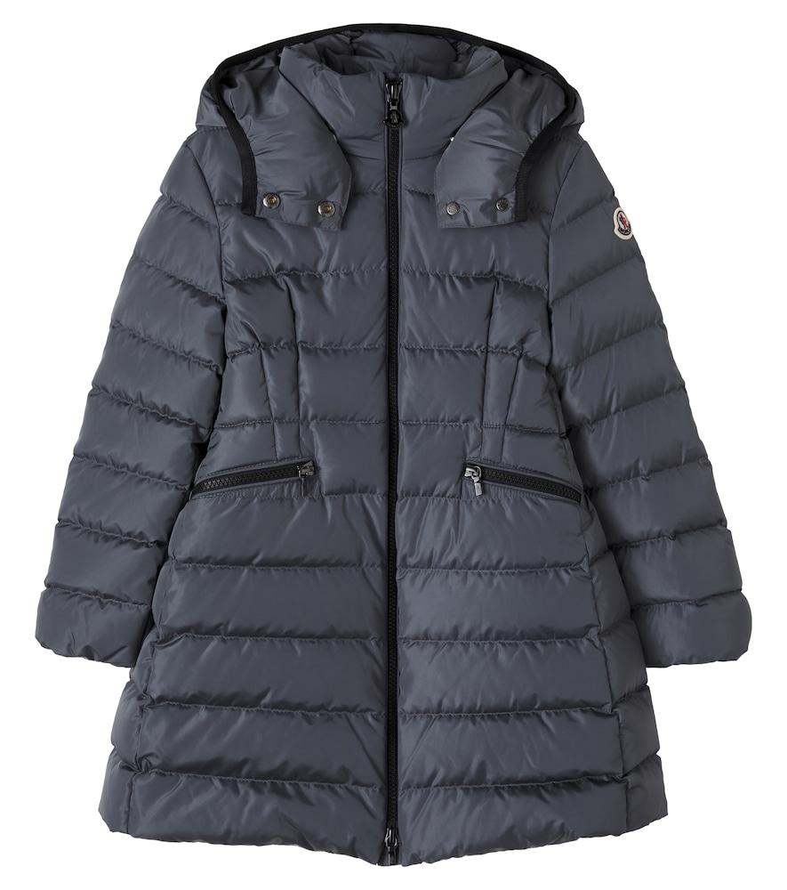 Moncler Enfant Grey Charpal Down Coat Y Size 6 - Mytheresa
