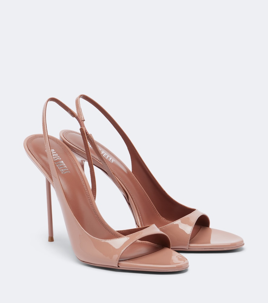Sandali slingback Lidia in vernice