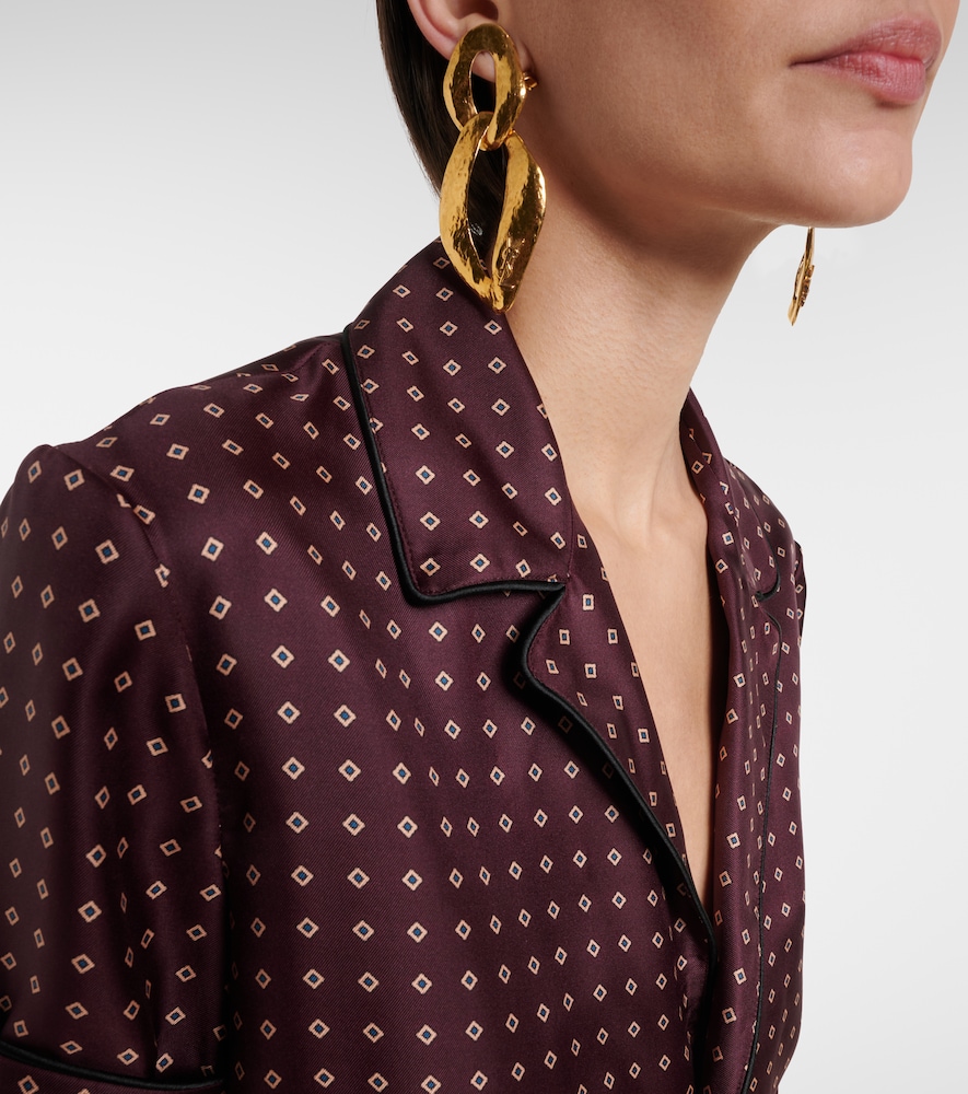 Printed Silk Shirt