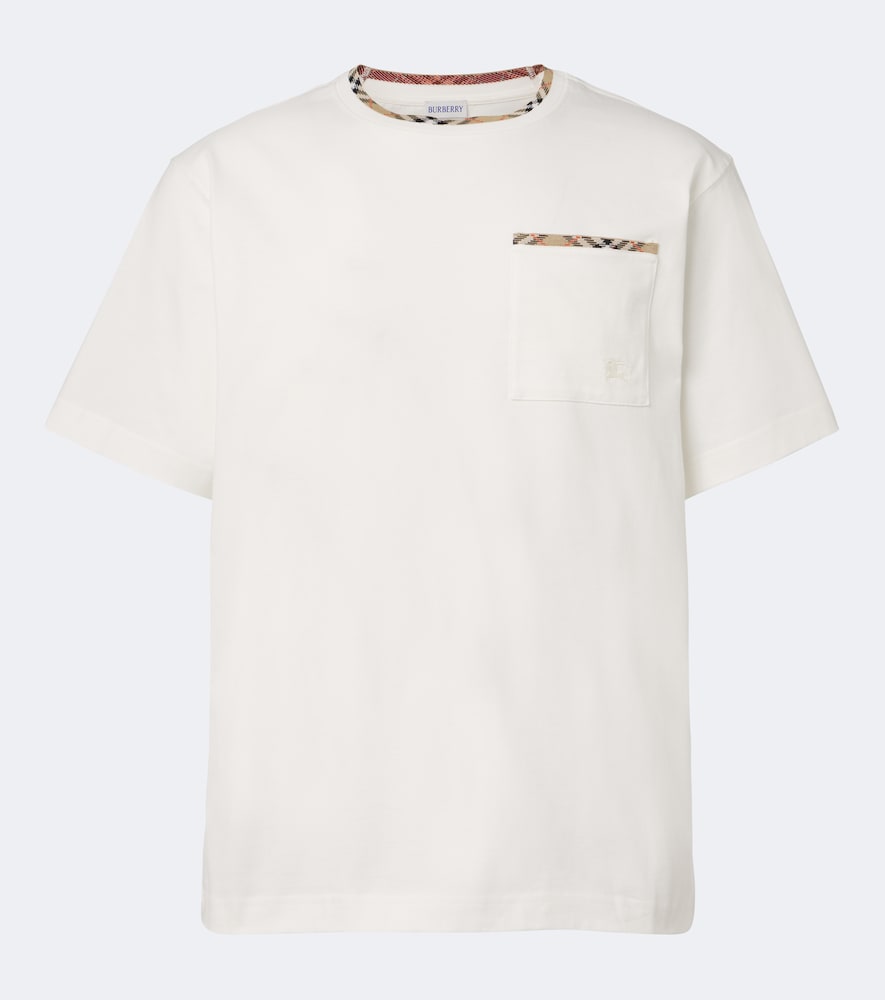 Burberry T-shirt Burberry Check en coton 455 €