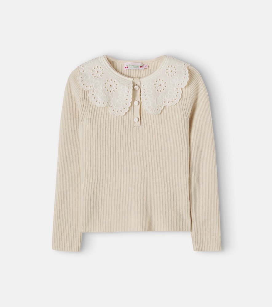 Pullover Maud in lana e cotone