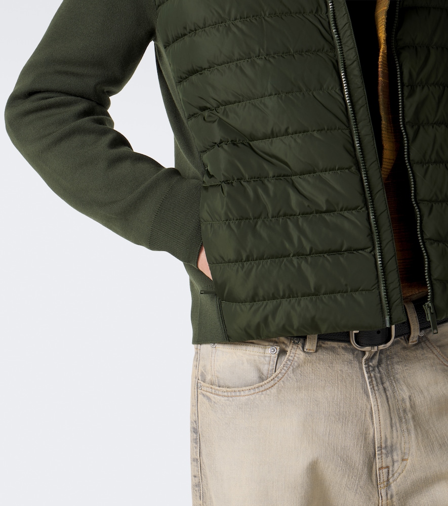 Hybridge Flavio Down-Paneled Cardigan