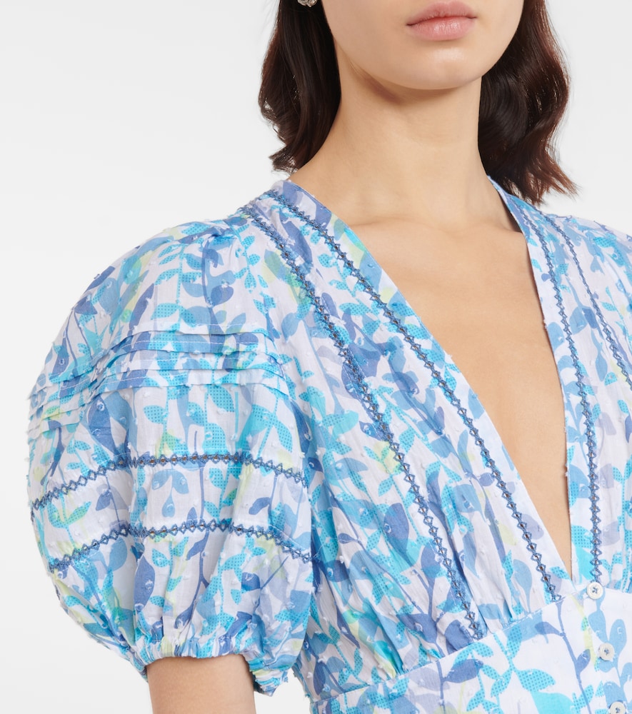 Poupette St Barth Poupette St Barth Midikleid Reine Aus Baumwolle 