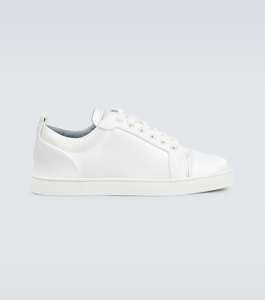 Christian Louboutin Louis silk-satin sneakers