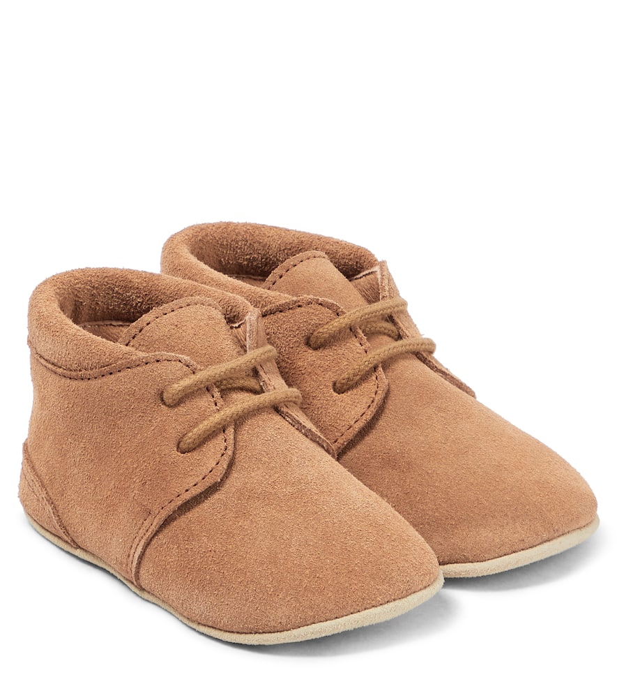 Petit Nord Baby suede lace-up shoes