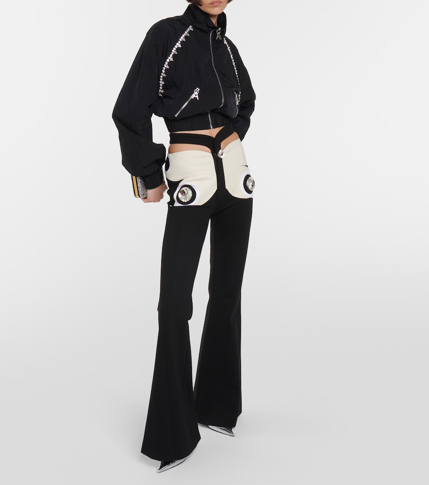  Area Area Butterfly Crystal-embellished Pants 