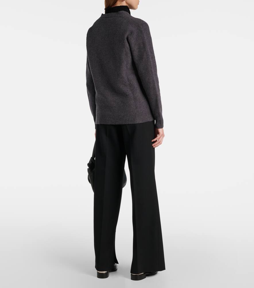 Jil Sander Wool Cardigan In Grey