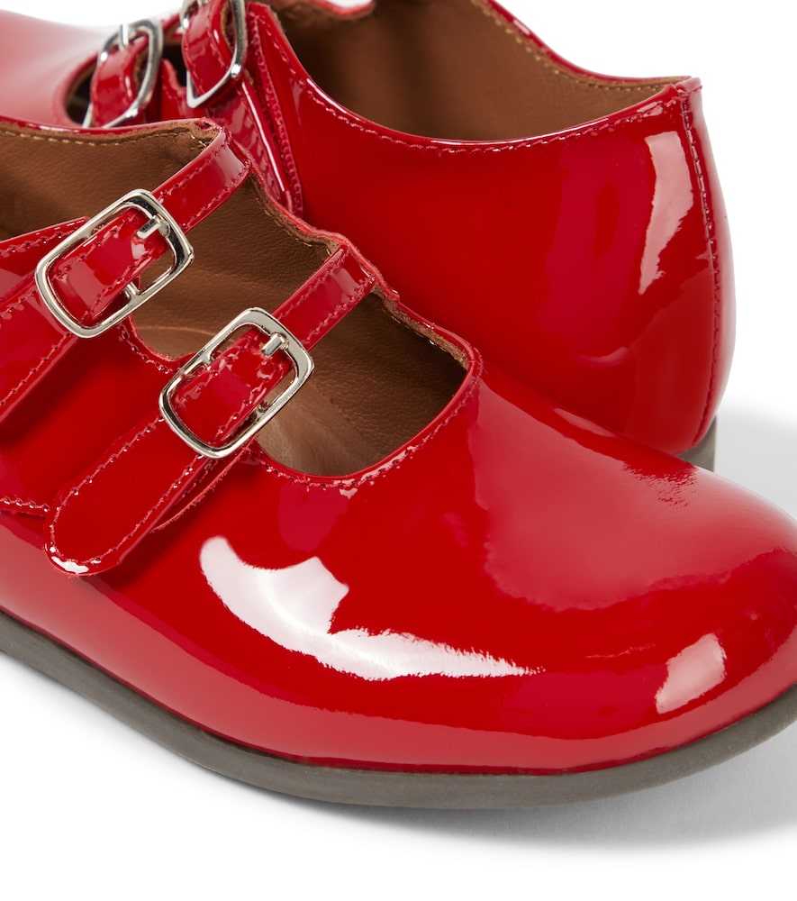  Pepe Pã¨pã¨ Patent Leather Ballet Flats 