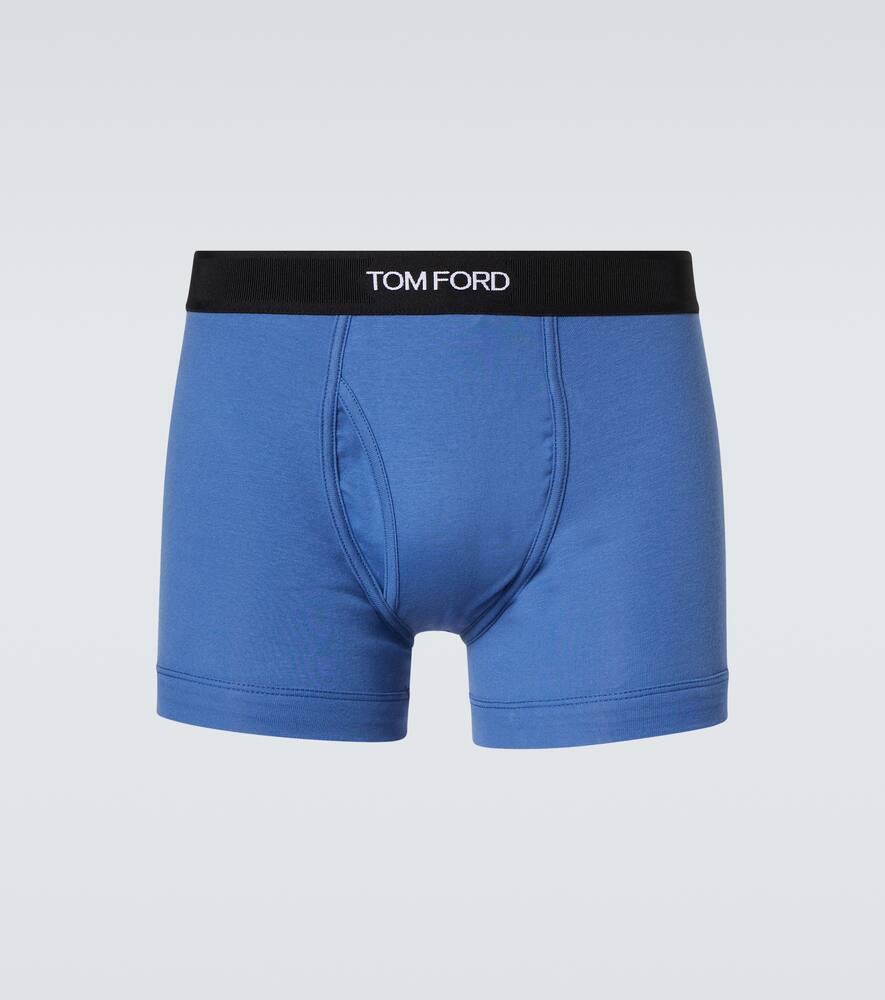 Tom Ford Logo cotton-blend jersey boxer briefs