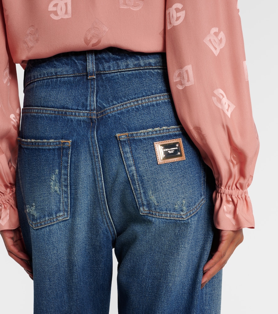  Dolce&gabbana Dolce&gabbana Distressed Straight Jeans 