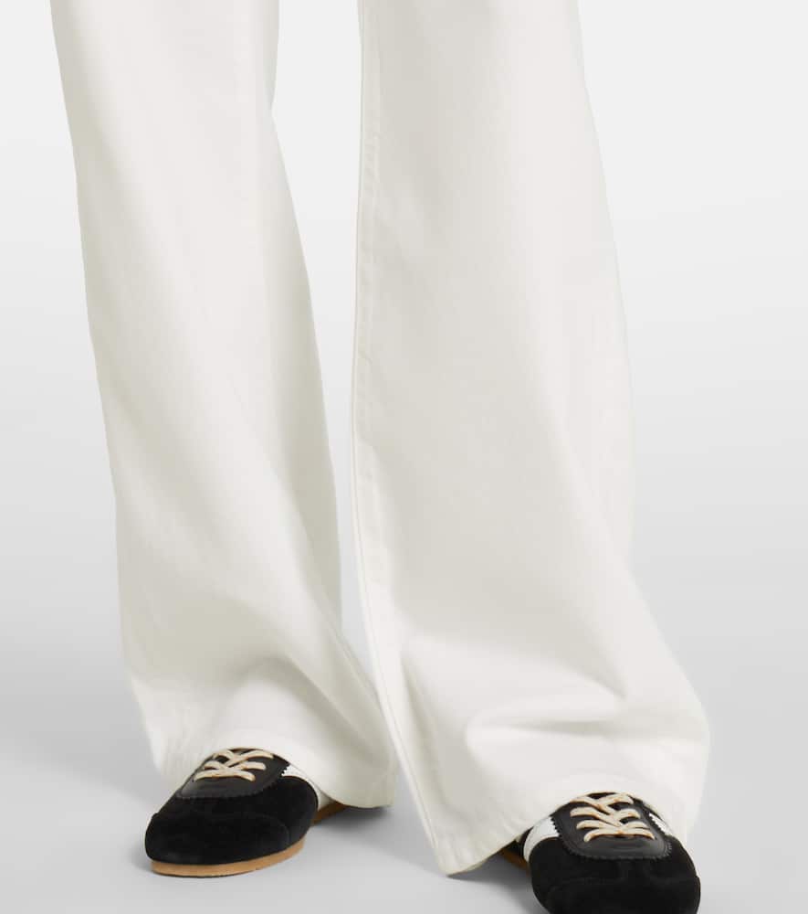 Citizens Of Humanity Annina High Rise Wide Leg Jeans In Seashell In White
