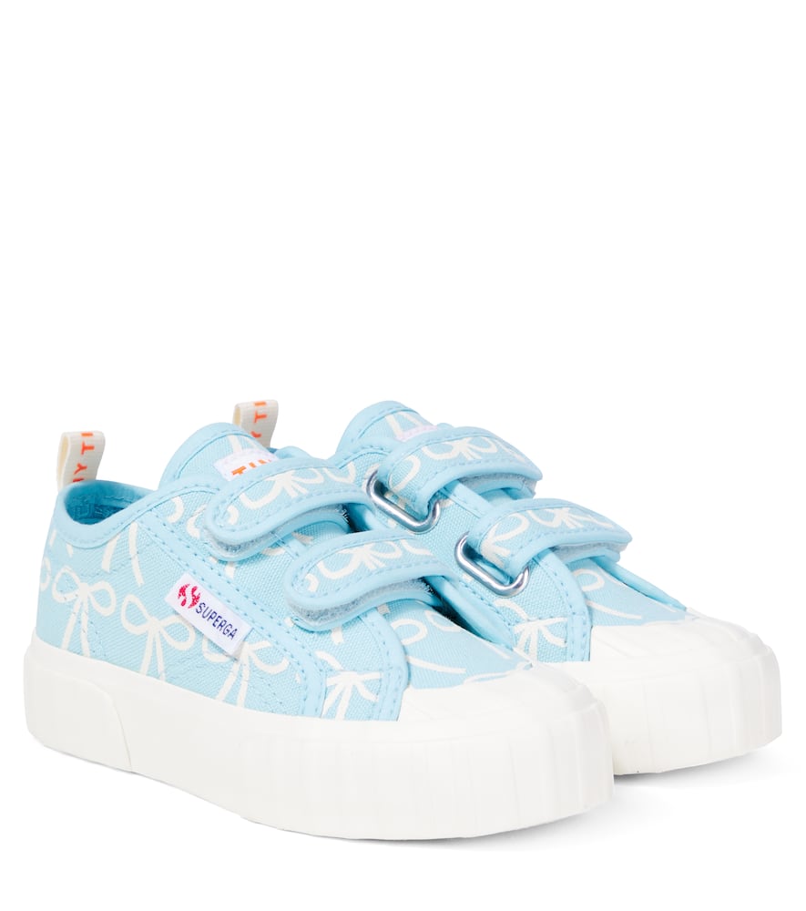 TINYCOTTONS X SUPERGA BOWS PRINTED SNEAKERS