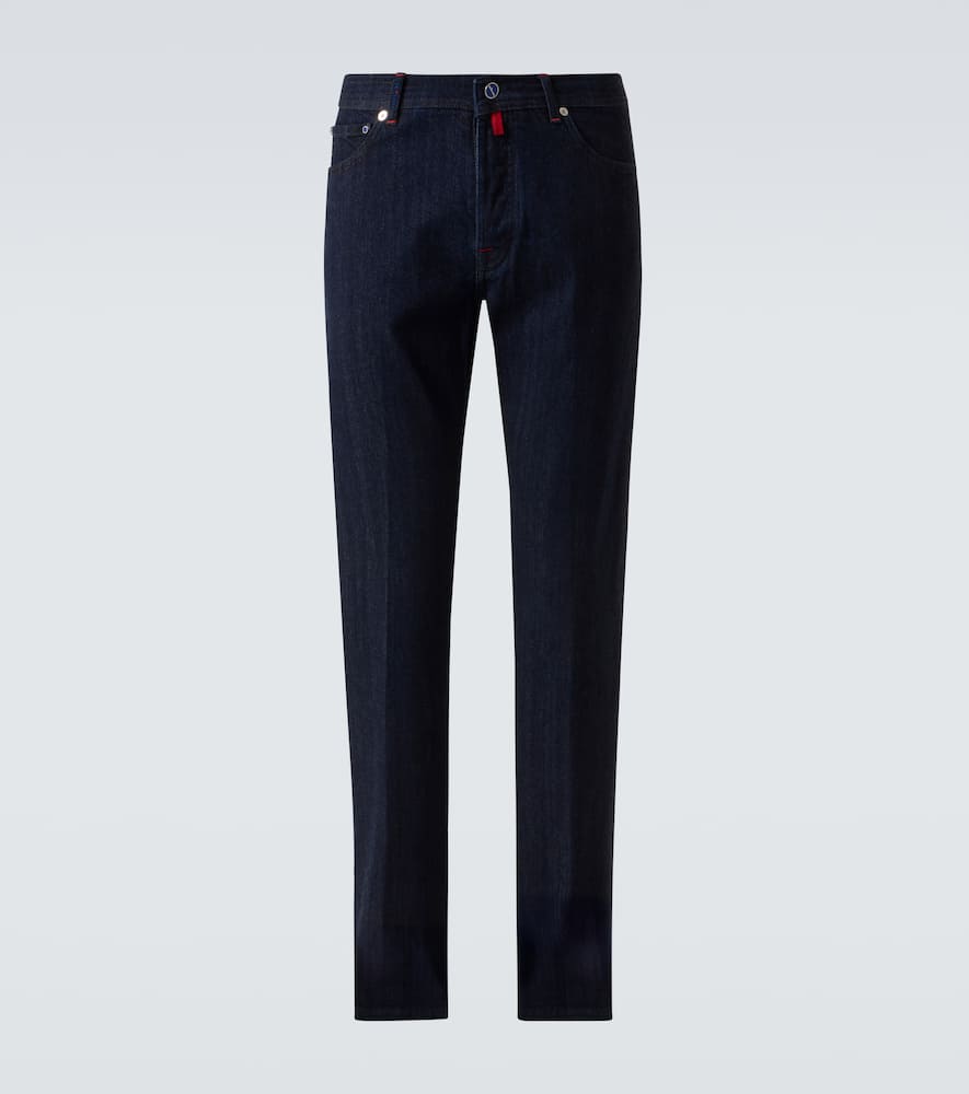Mid-rise skinny jeans