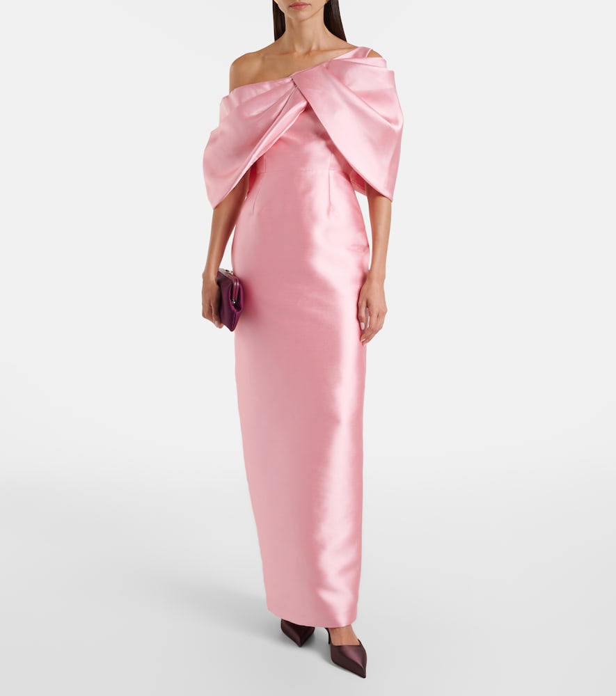 Solace London Davina satin cocktail dress