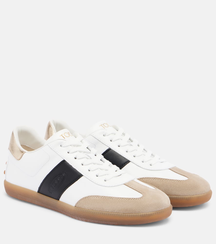 Leather sneakers