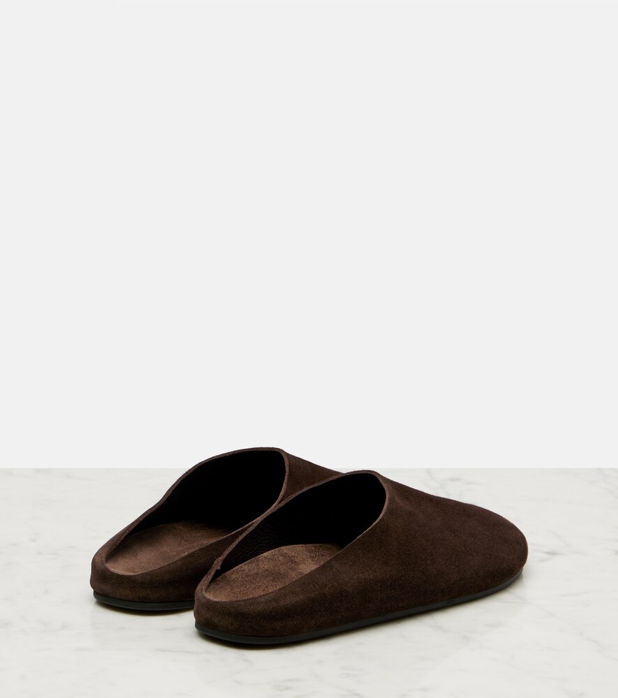  The Row The Row Slippers Hudson Aus Veloursleder 