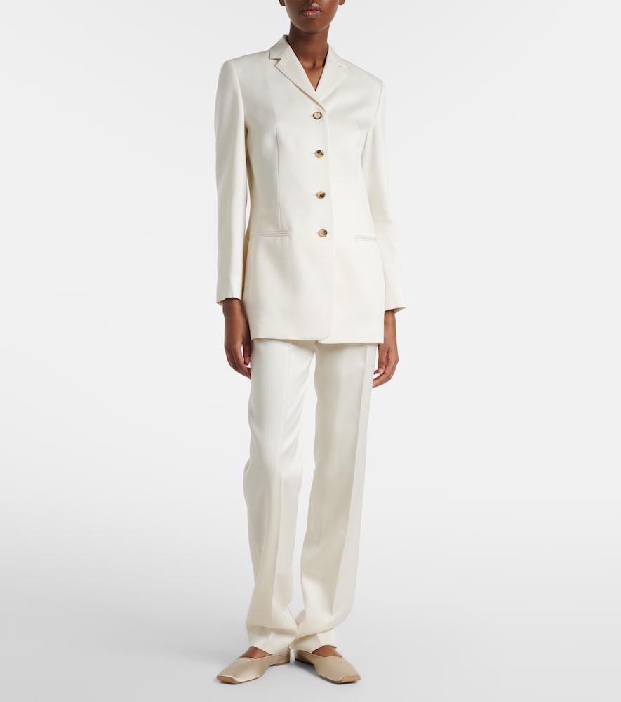 Calvin Klein Collection Adrian wool and silk blazer