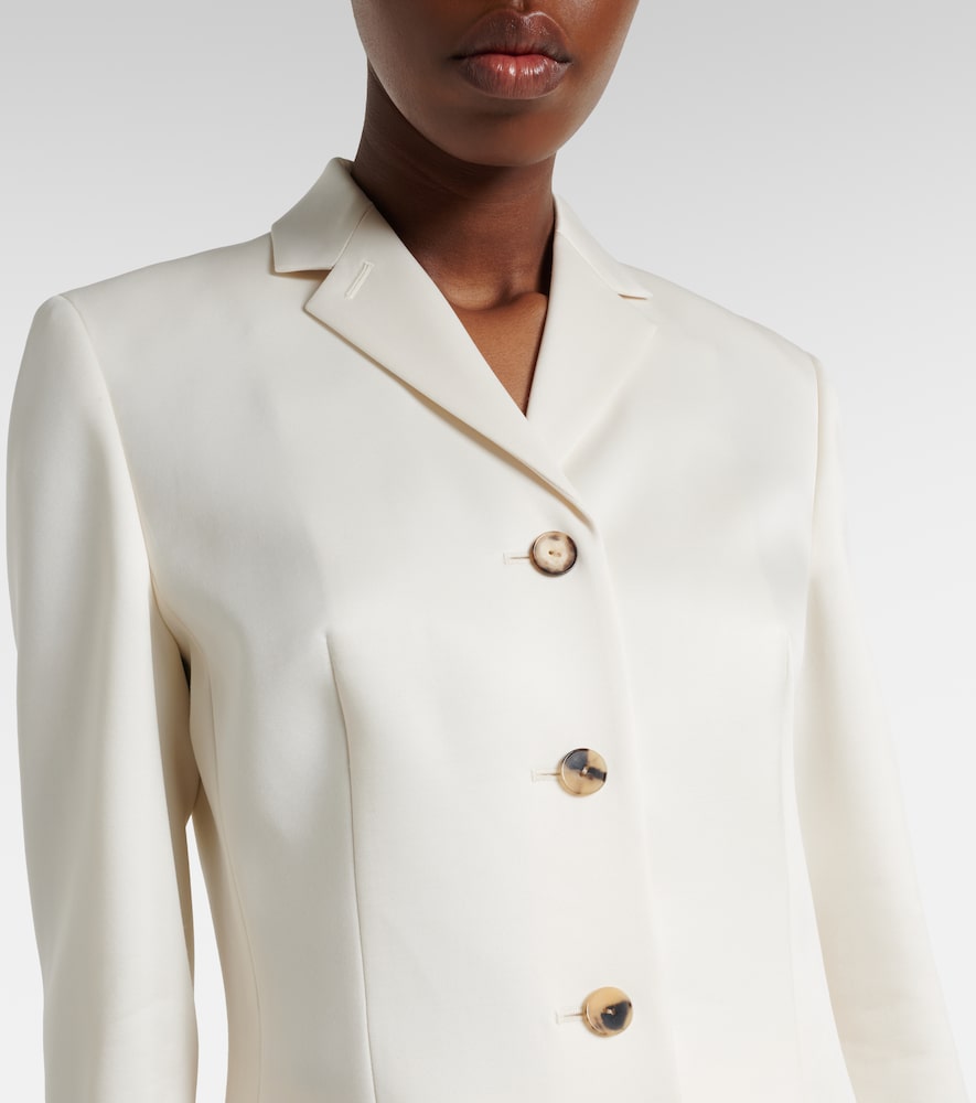  Calvin Klein Collection Calvin Klein Collection Adrian Wool And Silk Blazer 