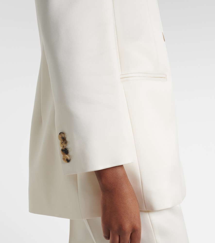  Calvin Klein Collection Calvin Klein Collection Adrian Wool And Silk Blazer 