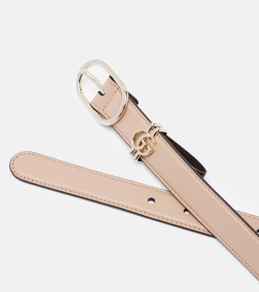  Gucci Gucci Double G Leather Belt 