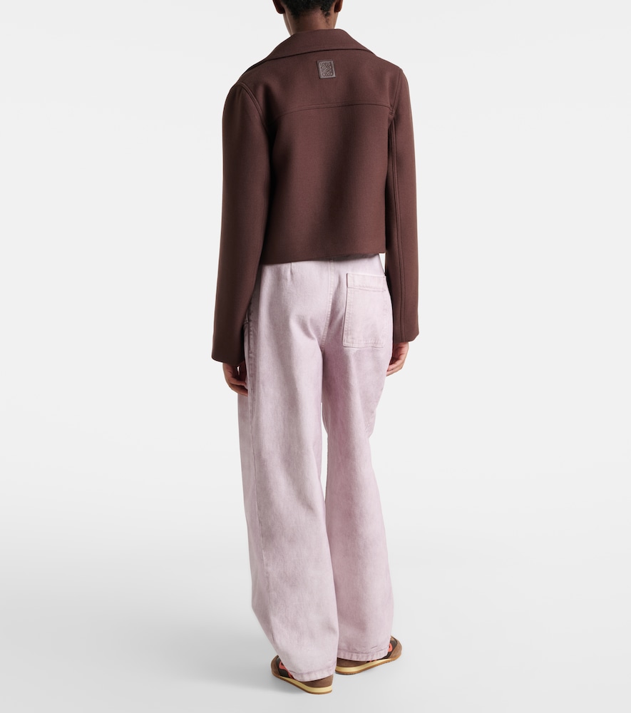  Loewe Loewe Belted Wide-leg Jeans 