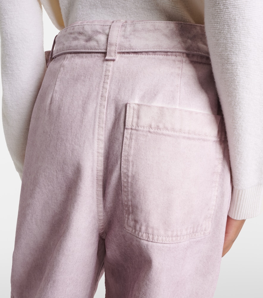  Loewe Loewe Belted Wide-leg Jeans 