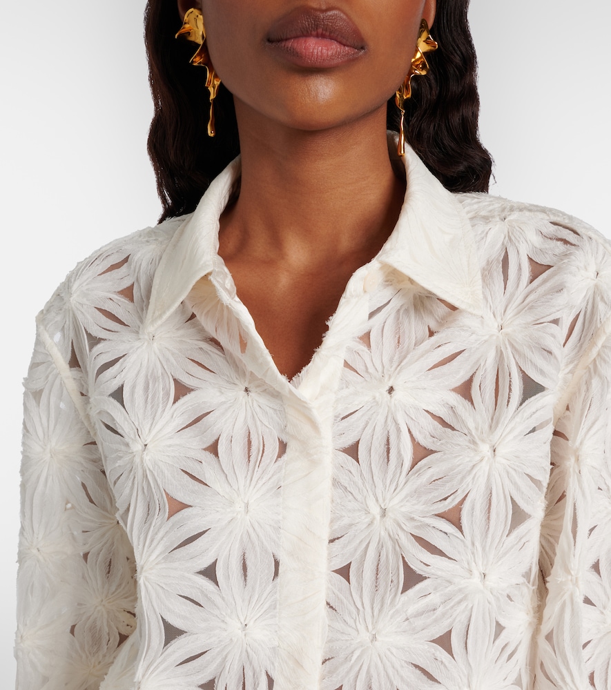 Anders Cropped Floral Blouse