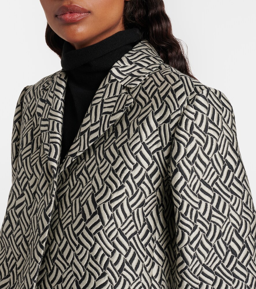  's Max Mara 's Max Mara Lira Cotton-blend Jacquard Blazer 