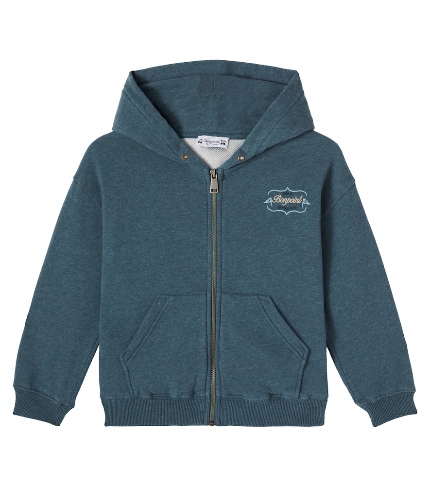 Kapuzenjacke aus Baumwoll-Jersey