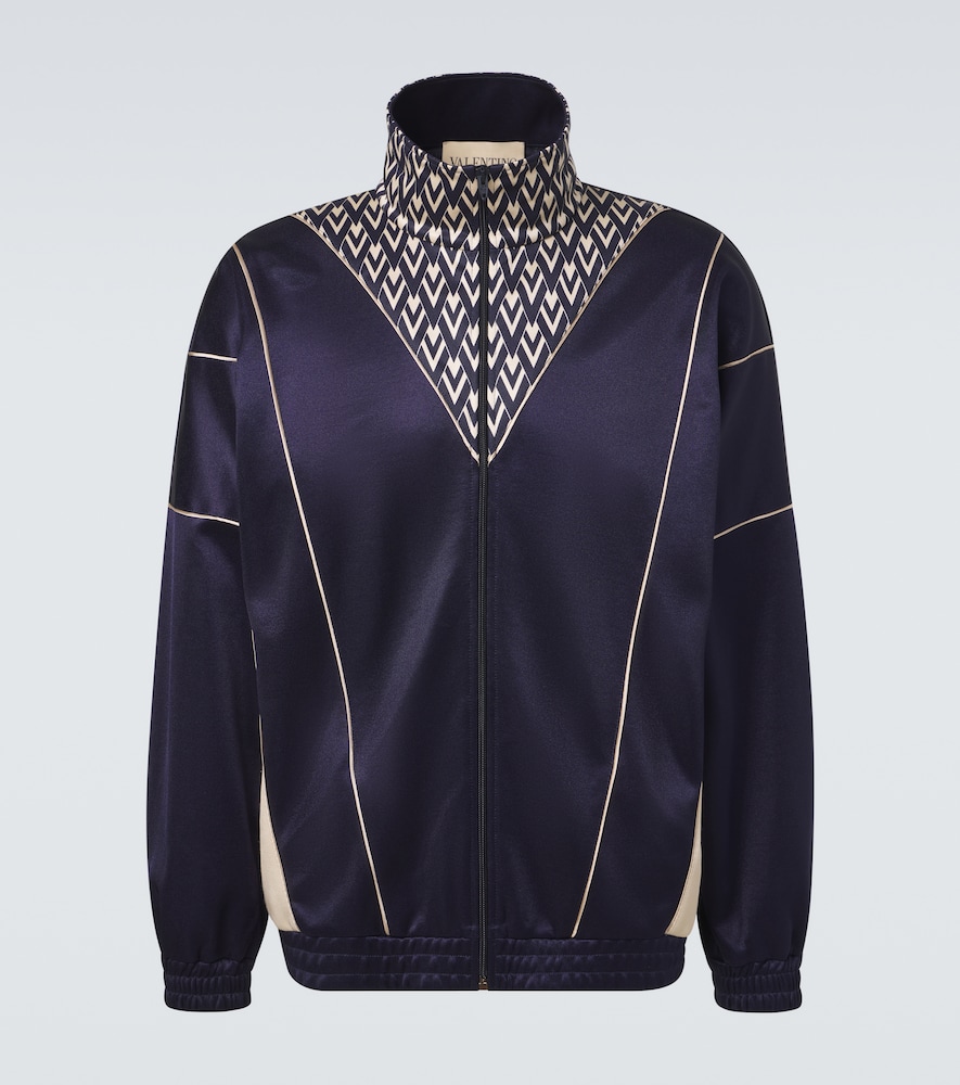 Valentino Printed jersey jacket