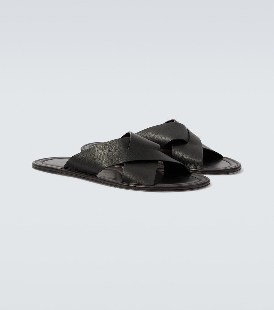  The Row The Row Sandalen Malick Cross Aus Leder 