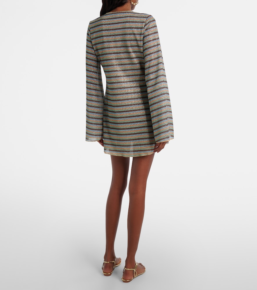  Oseree Oseree Lumiere Striped Minidress 