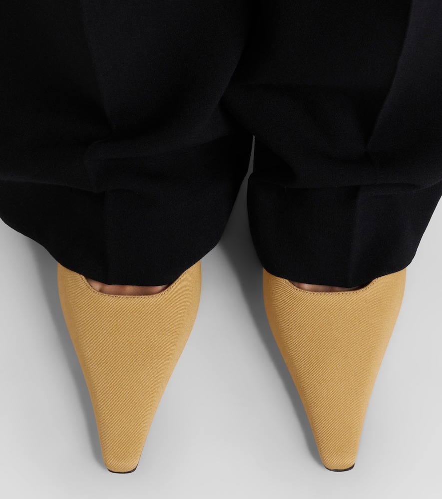 Victoria Beckham Sloan canvas slingback pumps