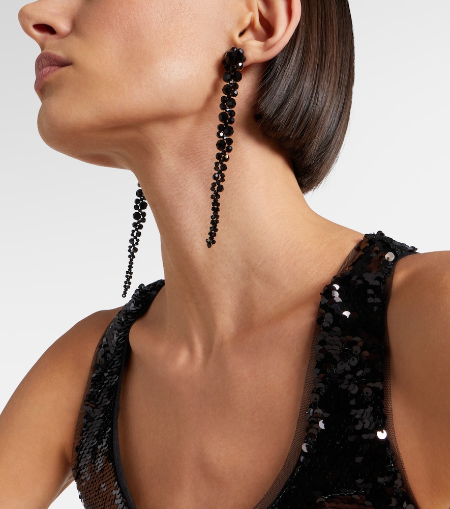 Drip Embellished Drop Earrings