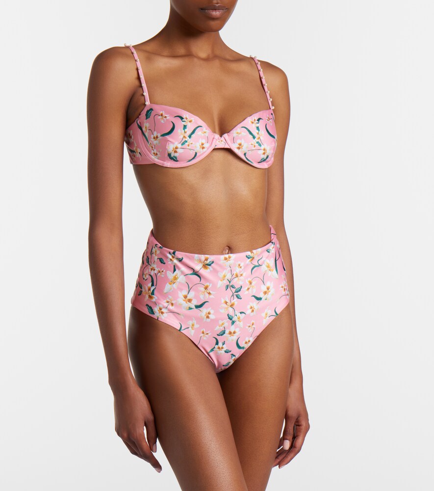 Agua by Agua Bendita Magdalena floral bikini top