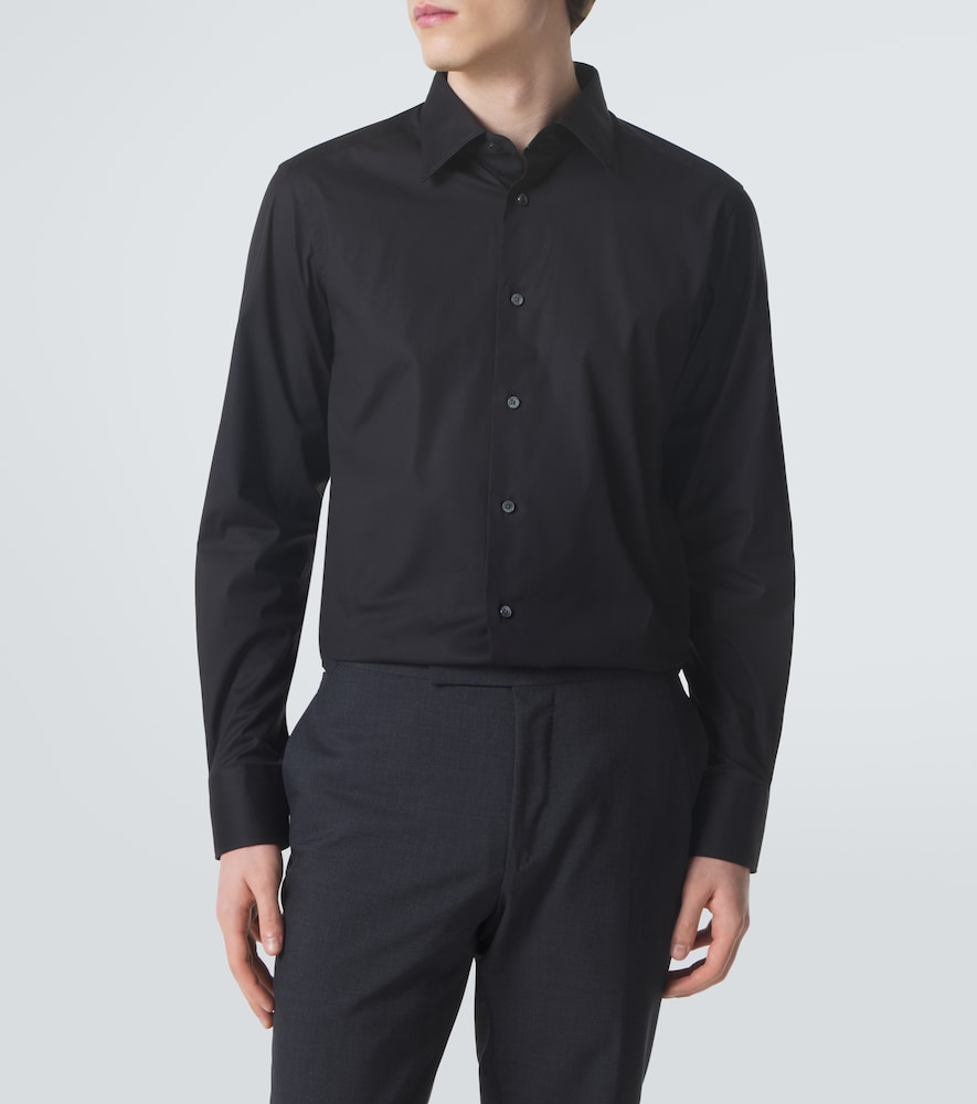  Zegna Zegna Cotton-blend Poplin Shirt 