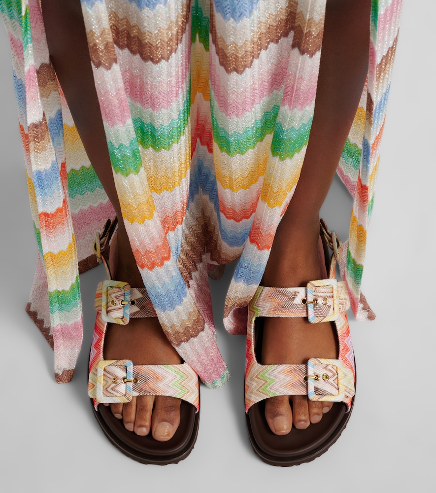 Missoni Mia Zigzag slingback sandals