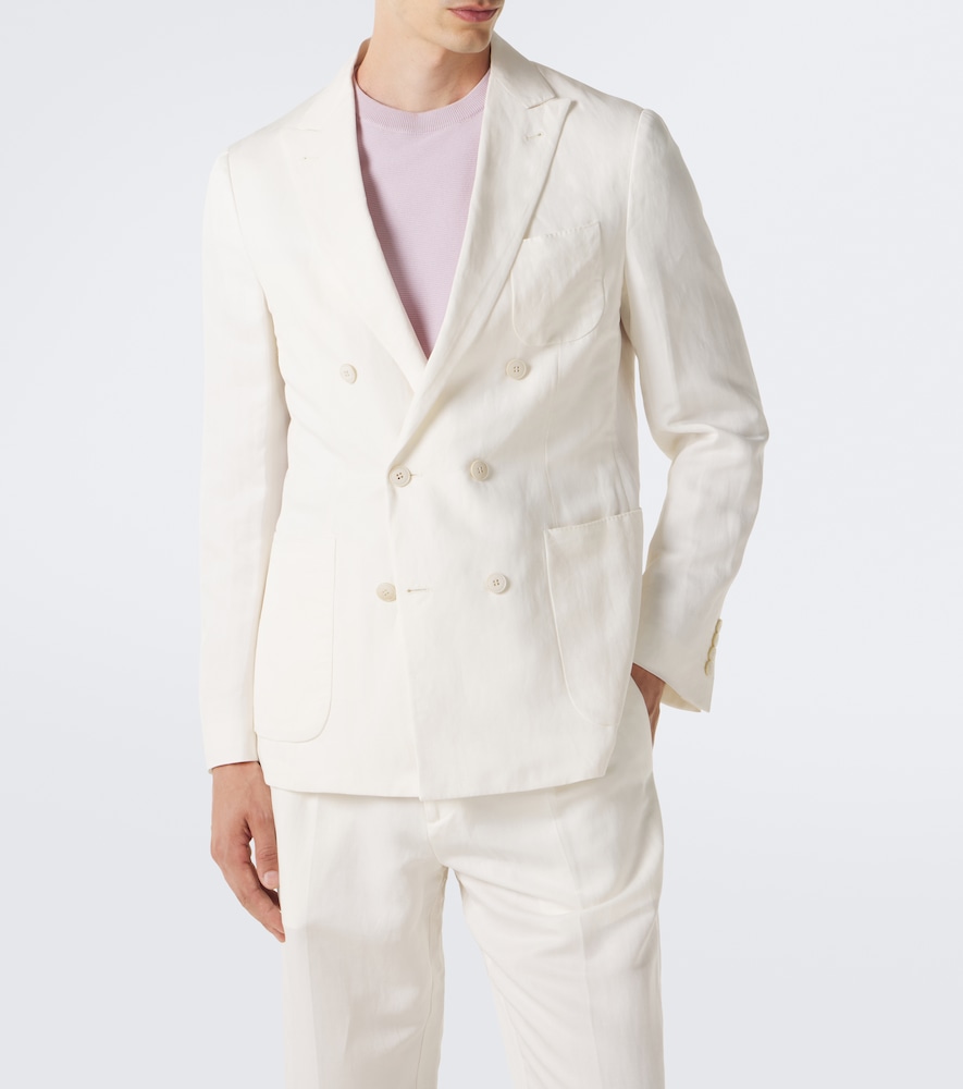 Kei Linen And Silk Suit Jacket