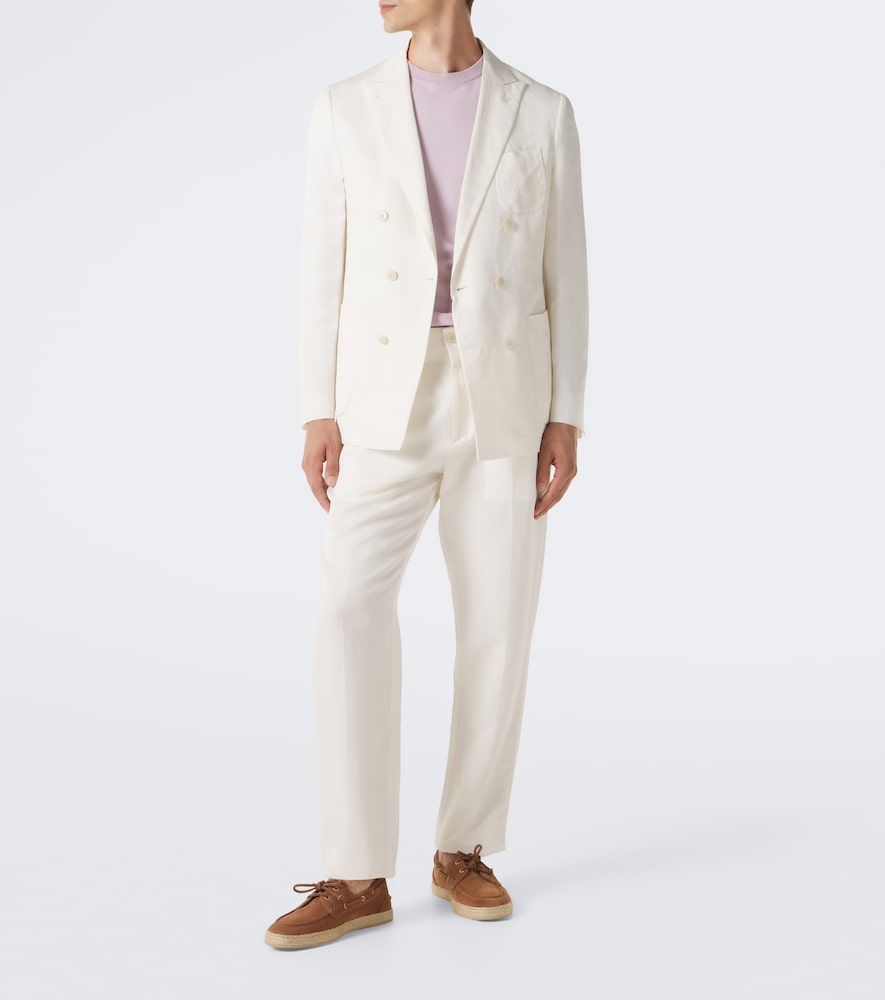 Kei Linen And Silk Suit Jacket