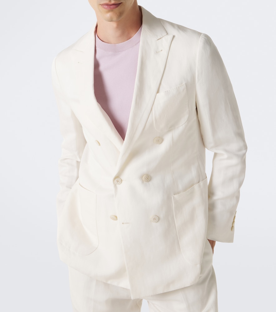 Kei Linen And Silk Suit Jacket