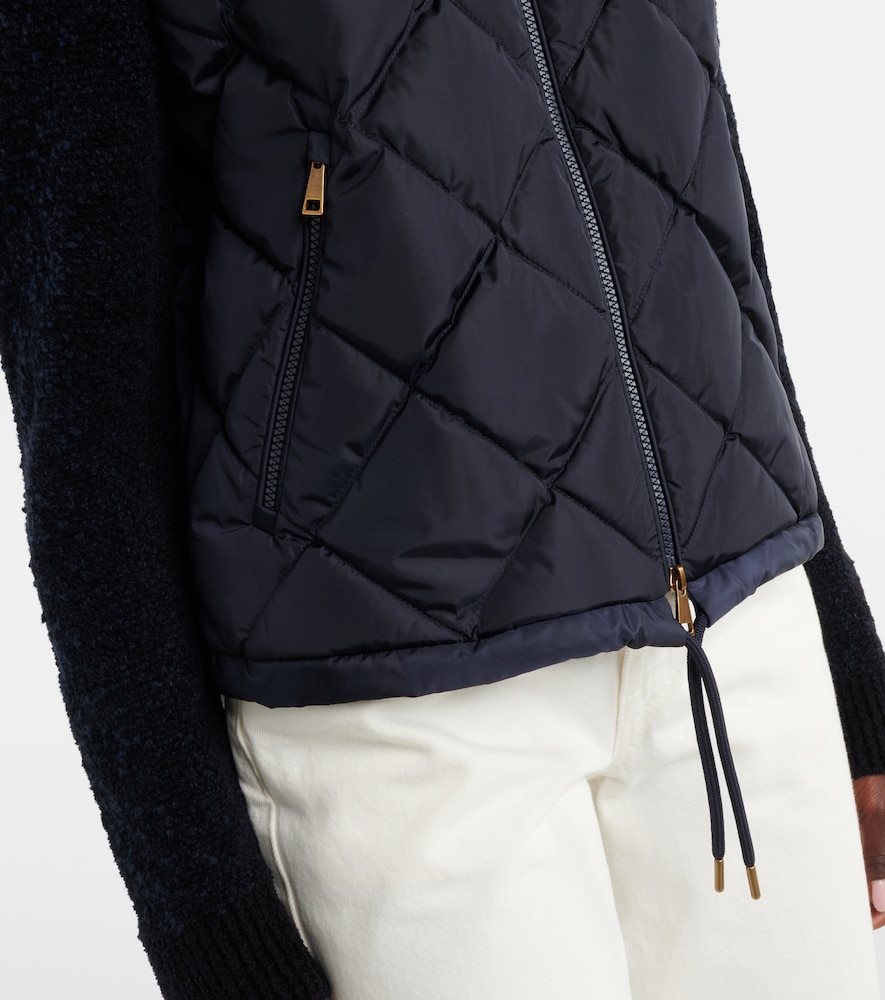  Moncler Moncler Cárdigan Con Paneles De Plumas 