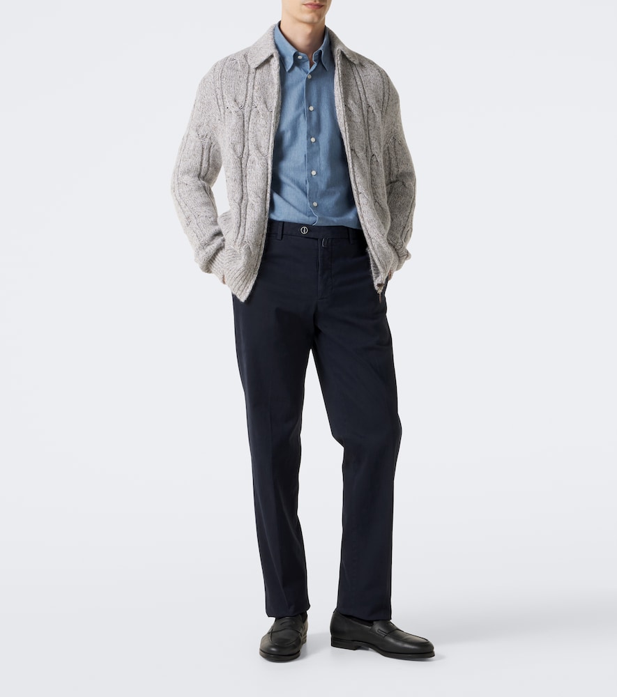 Cotton And Cashmere Chinos