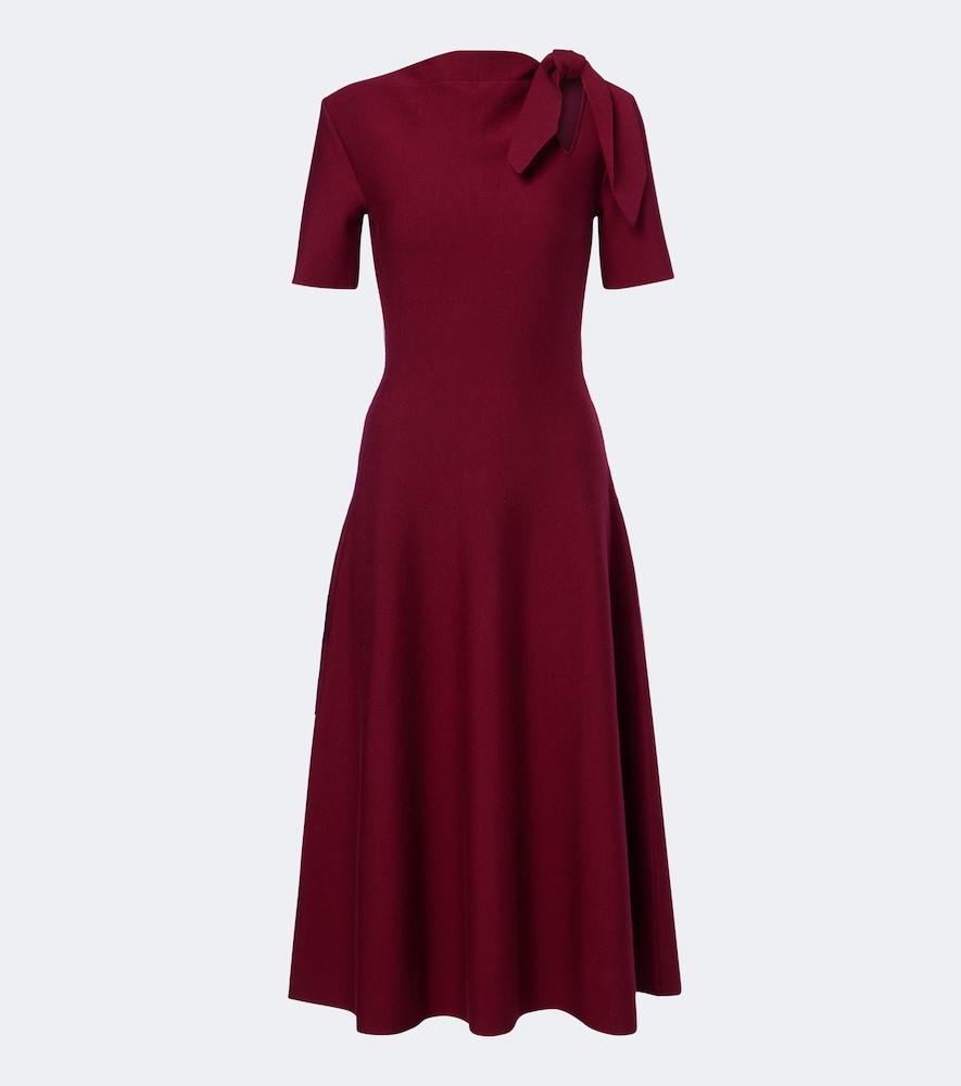 Midikleid aus einem Wollgemisch