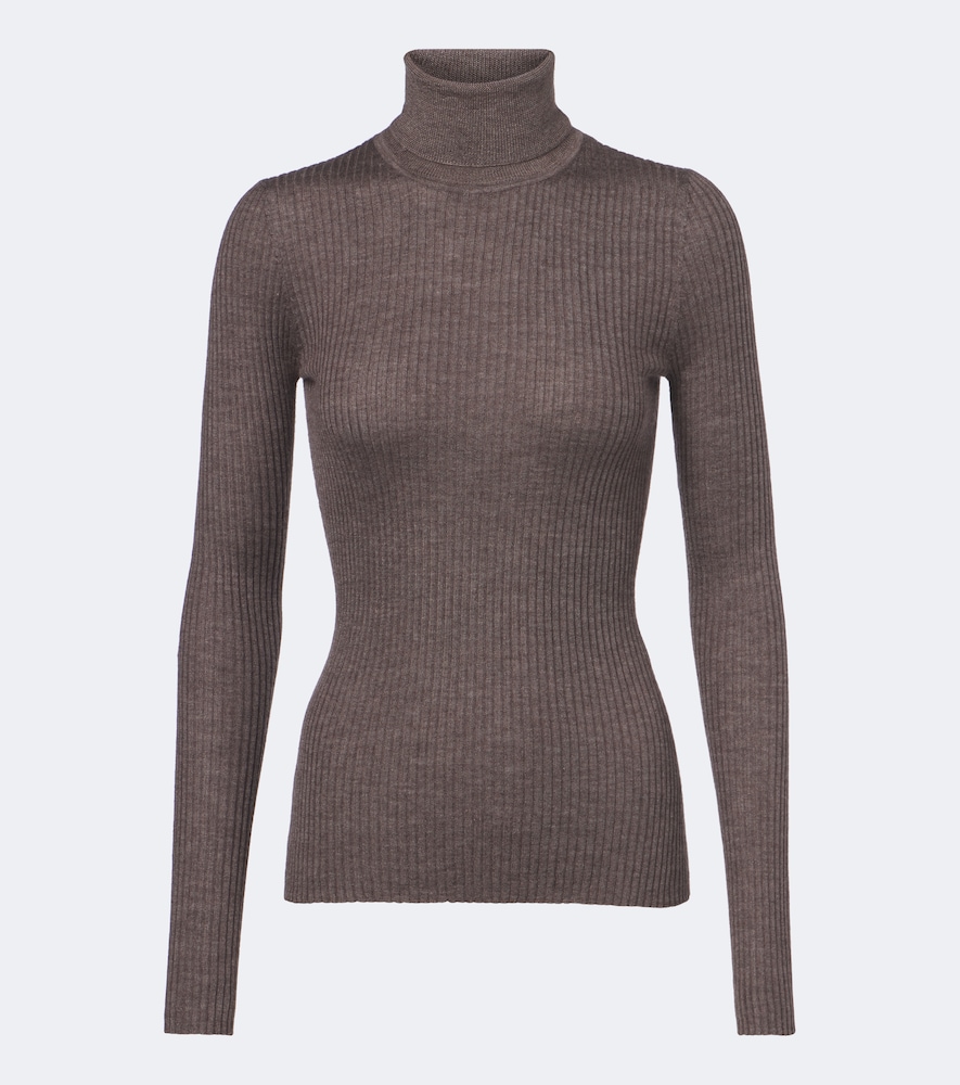Peppe Cashmere And Silk Turtleneck Sweater