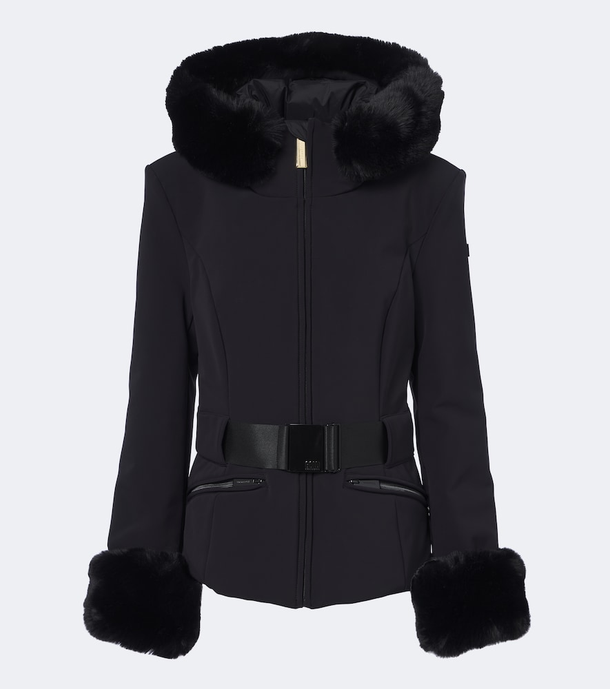 Giselle Belted Hooded Technical Ski Jacket