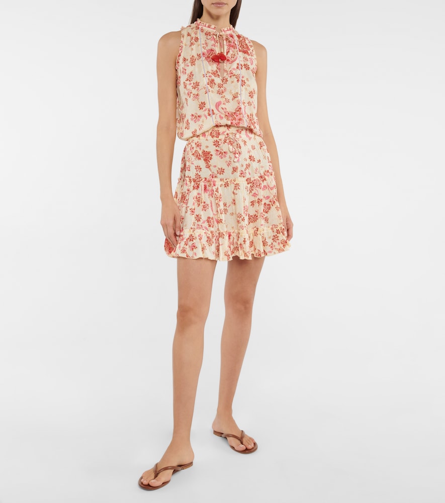 Poupette St Barth Clara floral minidress