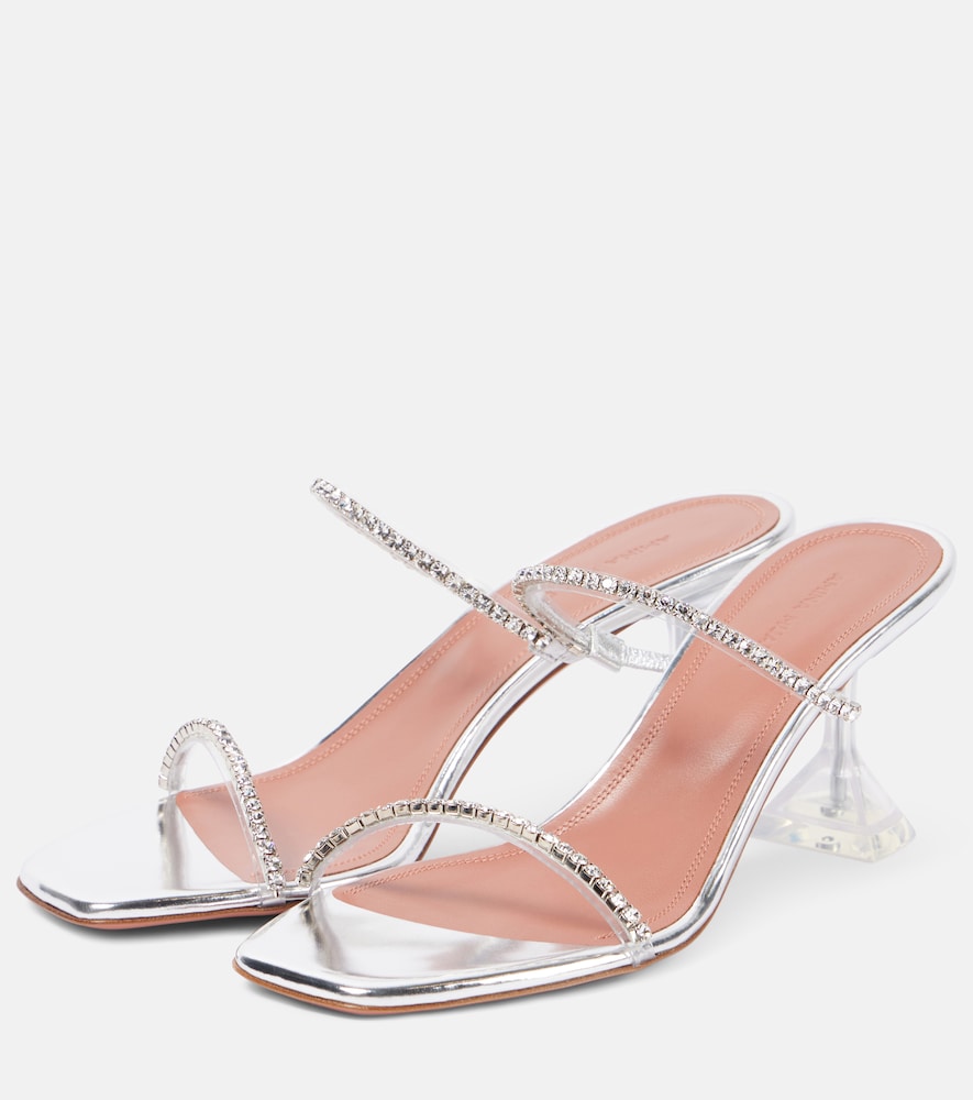 Gilda Embellished Pvc Mules