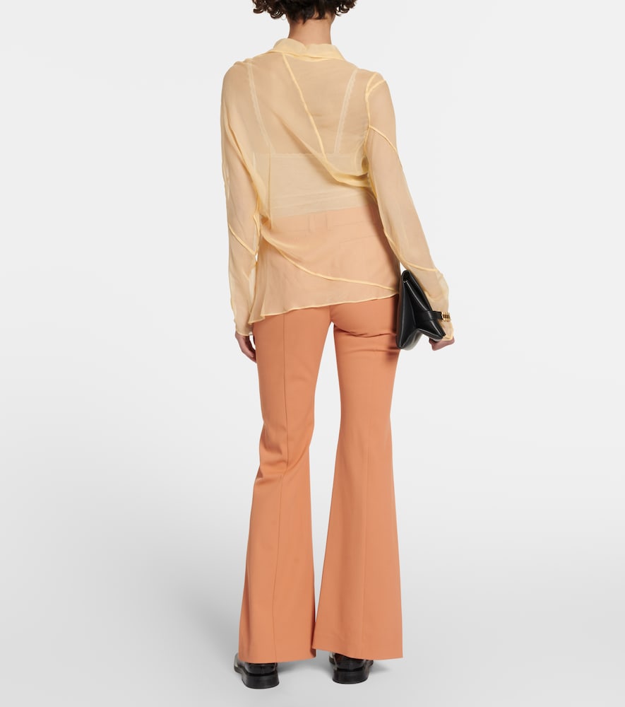  Victoria Beckham Victoria Beckham Crepe De Chine Blouse 
